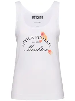 MOSCHINO: Бавовняні майки 