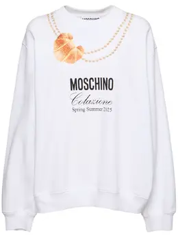 MOSCHINO: Хлопковый свитшот 
