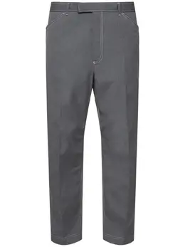 THOM BROWNE: Брюки с поясом 
