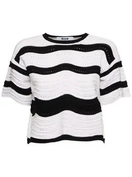 MSGM: Топ с коротким рукавом 