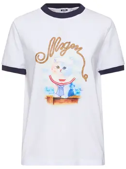 MSGM: Хлопковая футболка 
