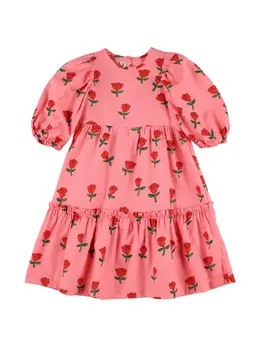 MINI RODINI: Хлопковое платье 