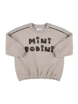 MINI RODINI: Хлопковый свитшот 
