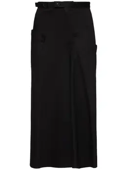 YOHJI YAMAMOTO: Расклешённая юбка 