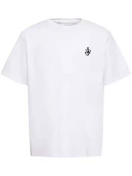JW ANDERSON: Футболка  Anchor с вышивкой