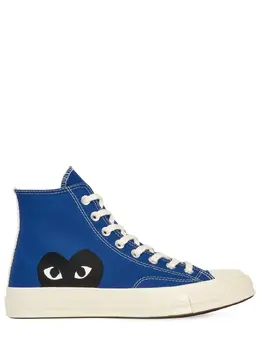 COMME DES GARÇONS PLAY: Голубые кроссовки  Play