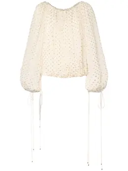 CHLOÉ: Топ в горошек 