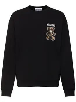 MOSCHINO: Свитшот  Teddy Bear с воротником
