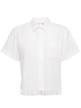 SACAI: Хлопковая рубашка 