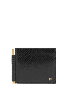 TOM FORD: Чёрный кошелёк  T-Line