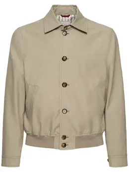 BRUNELLO CUCINELLI: Хлопковая куртка 