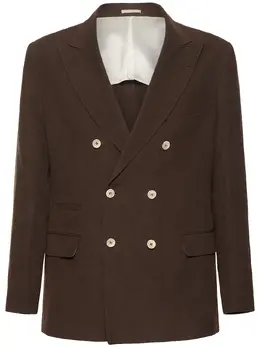 BRUNELLO CUCINELLI: Двубортные пиджаки 