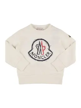 MONCLER: Бавовняні світшоти 