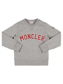 MONCLER: Бавовняні світшоти 