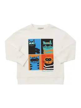 STELLA MCCARTNEY KIDS: Хлопковый свитшот 