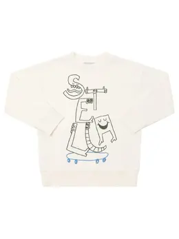 STELLA MCCARTNEY KIDS: Хлопковый свитшот 