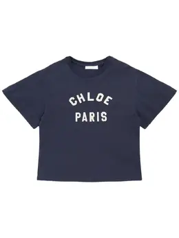 CHLOÉ: Хлопковая футболка 