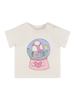 STELLA MCCARTNEY KIDS: Хлопковая футболка 