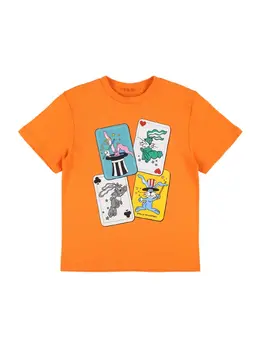 STELLA MCCARTNEY KIDS: Хлопковая футболка 