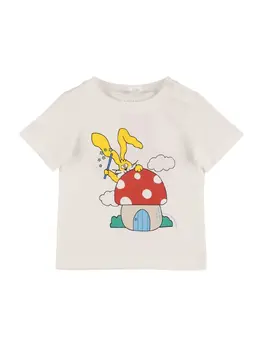STELLA MCCARTNEY KIDS: Хлопковая футболка 
