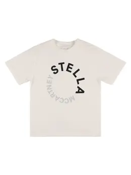 STELLA MCCARTNEY KIDS: Хлопковая футболка 