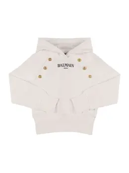 BALMAIN: Хлопковая толстовка 
