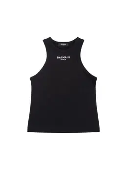 BALMAIN: Хлопковая майка 