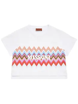 MISSONI: Хлопковая футболка 