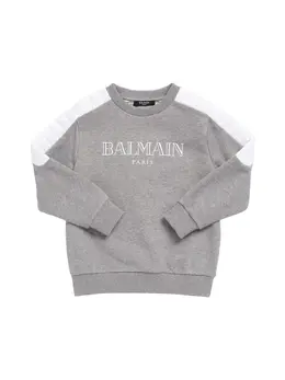 BALMAIN: Хлопковый свитшот 