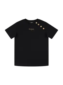 BALMAIN: Хлопковая футболка 