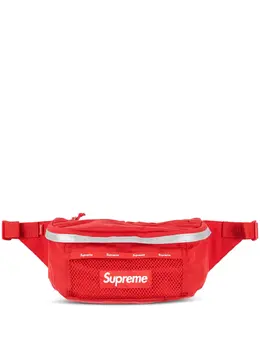 Supreme: Красная поясная сумка 