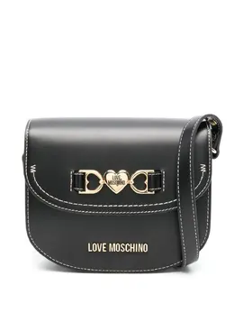 Love Moschino: Чёрная сумка через плечо 