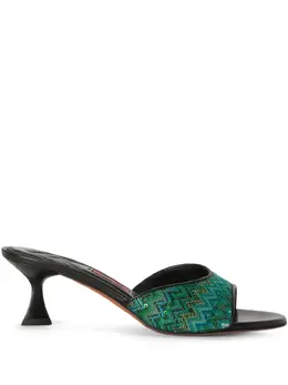 Missoni: Зелёные сандалии 