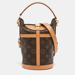 Louis Vuitton: Коричневая спортивная сумка 