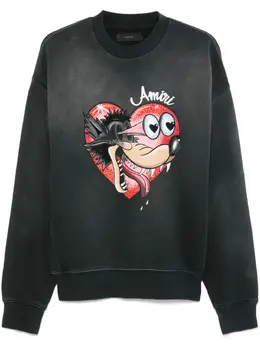 AMIRI: Чёрный свитшот 