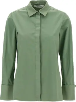 Max Mara: Зелёная рубашка 