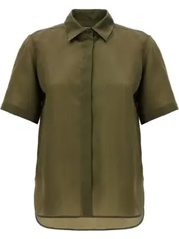 Max Mara: Зелёная рубашка 