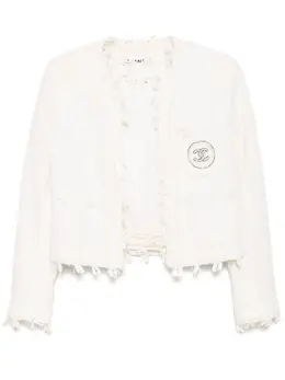 CHANEL Pre-Owned: Твидовая куртка 