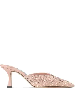 Jimmy Choo: Розовые сабо 