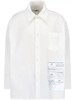 MM6 Maison Margiela: Хлопковая рубашка 