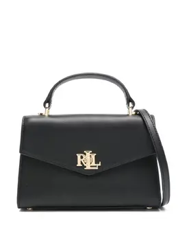 Lauren Ralph Lauren: Чёрная сумка-шоппер 