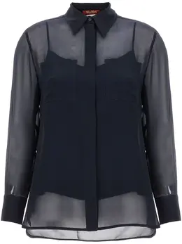 Max Mara: Голубая рубашка 