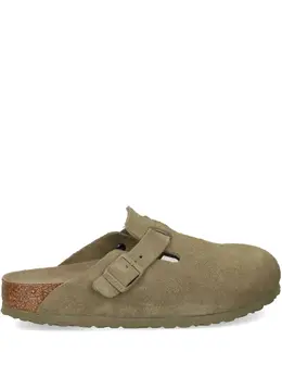 Birkenstock: Сабо  Boston цвета хаки