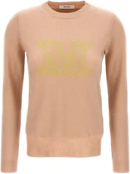 Max Mara: Розовый свитер 