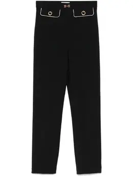 Elisabetta Franchi: Чёрные брюки 