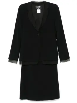 CHANEL Pre-Owned: Чёрный костюм 