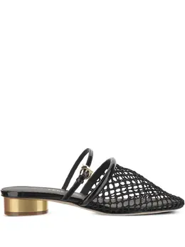 Ferragamo: Чёрные сабо 