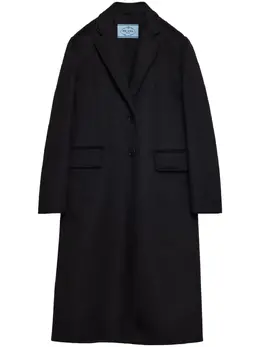 Prada: Однобортное пальто 