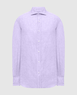 Brunello Cucinelli: Фиолетовая рубашка 