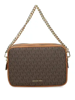 Michael Michael Kors: Коричневая сумка через плечо 